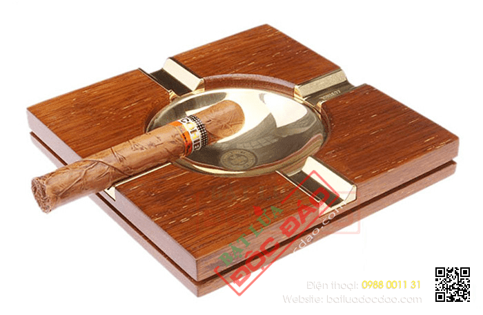 Gạt tàn xì gà 1 đến 4 điếu chất liệu gỗ, đồng, pha lê, sứ Phu-kien-xi-ga-gat-tan-cigar-4-dieu-lubinski-g29