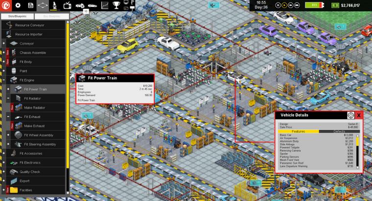 Production Line Car Factory Simulation PC Full Español