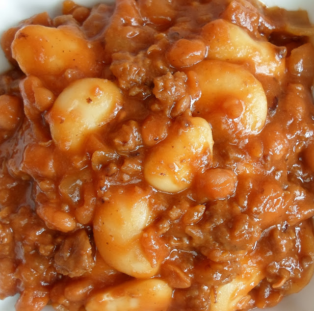 Happier Than A Pig In Mud: Sweet Hearty Beans with Beef -Slow Cooker or ...