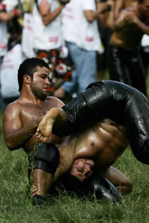 Turkish Oil Wrestler Naked - Porn Pics