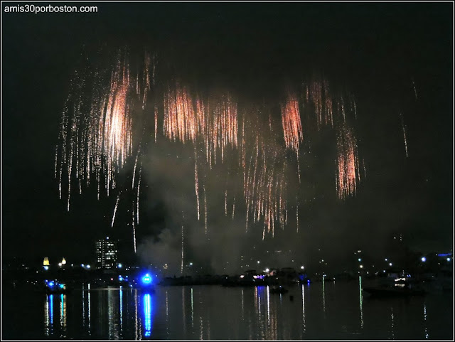 Día de la Independencia 2015 en Boston: Fuegos Artificiales 