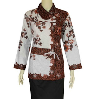 Model baju batik wanita untuk pesta lengan panjang Model baju batik wanita untuk pesta lengan panjang