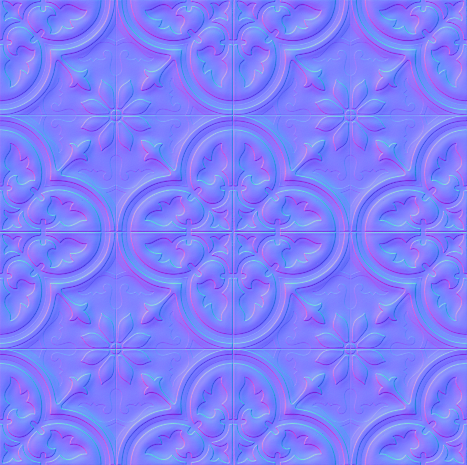 Seamless Blue Pattern Tiles +(Maps) | Texturise Free Seamless Textures