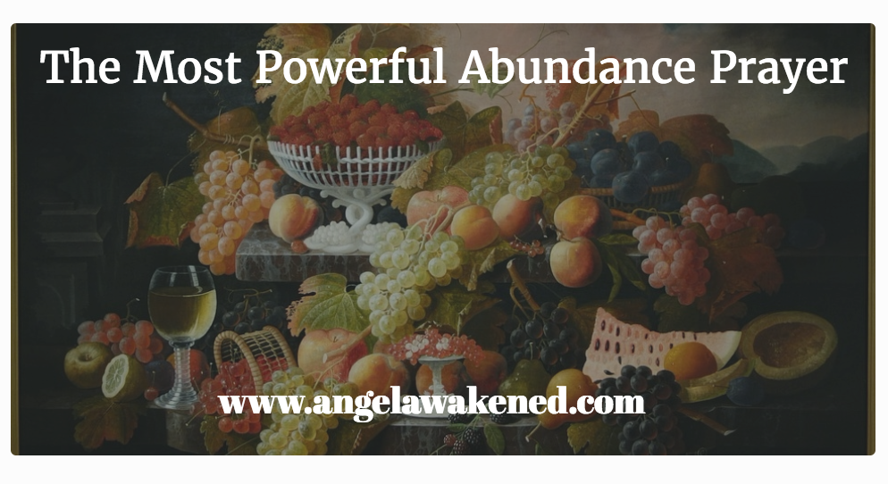 the most powerful abundance prayer abundance prayer works