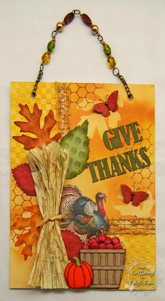 CW Card Creations Thanksgiving Wall Hanging