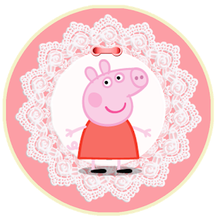 Peppa Pig and Family: Free Printable Party Kit. Peppa Pig and Family, Toppers or Free Printable Candy Bar Labels.