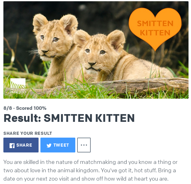 The Zoo Review Zoo Valentine's Day Quiz