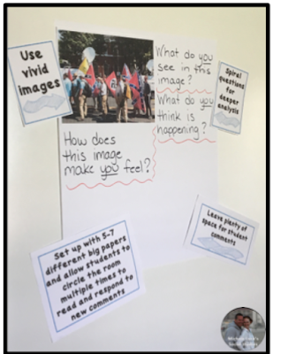 Suggestions and ideas for teaching controversial issues, such as Charlottesville, in the classroom by Naomi O'Brien of Read Like a Rock Star and Michele Luck of Michele Luck's Social Studies. 