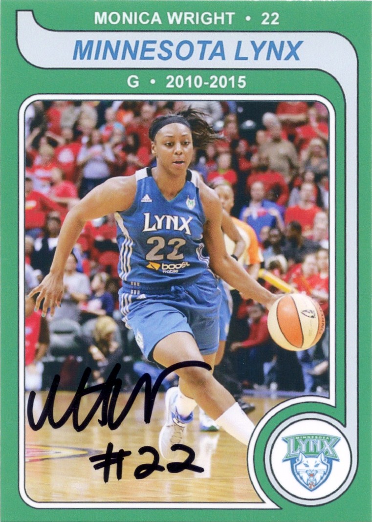 Minnesota Sports Autograph Project: MONICA WRIGHT