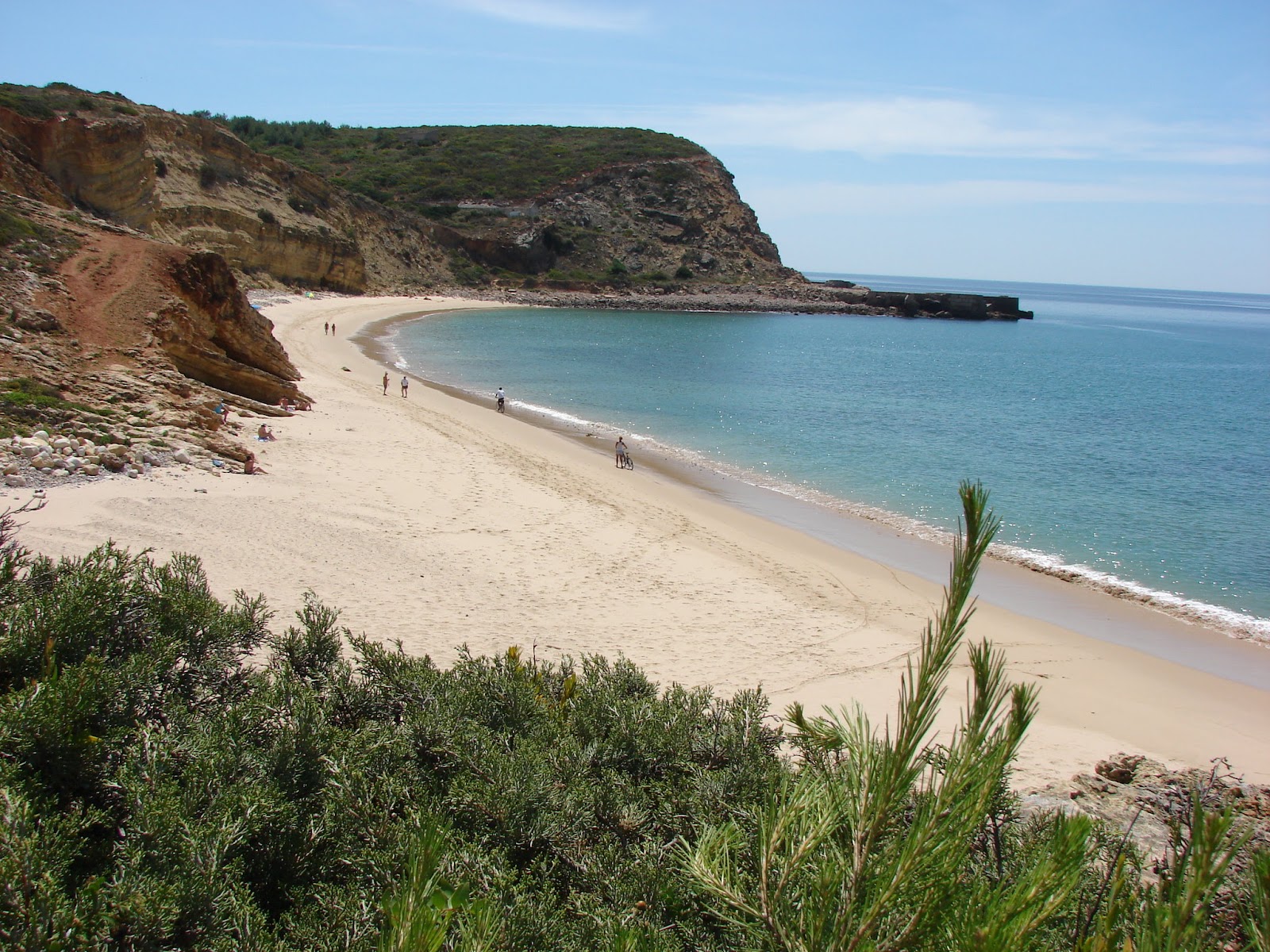 Migas de espargos Série Praias do Algarve Praia de Cabanas Velhas