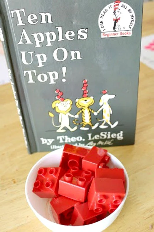 ten apples up on top counting activity