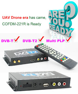 UAV Drone COFDM image transmission receiver
