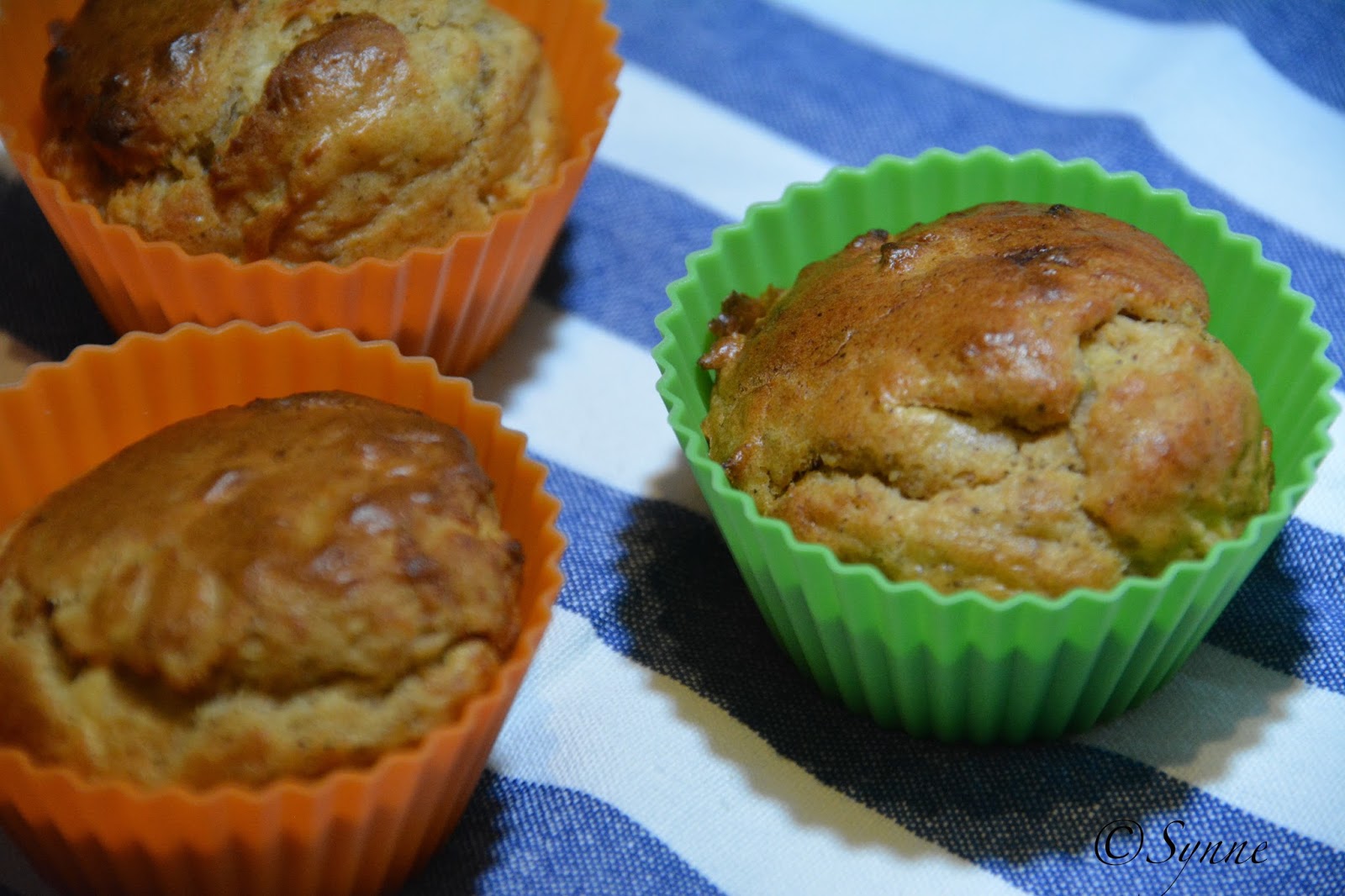ganske enkelt Bananmuffins uten sukker