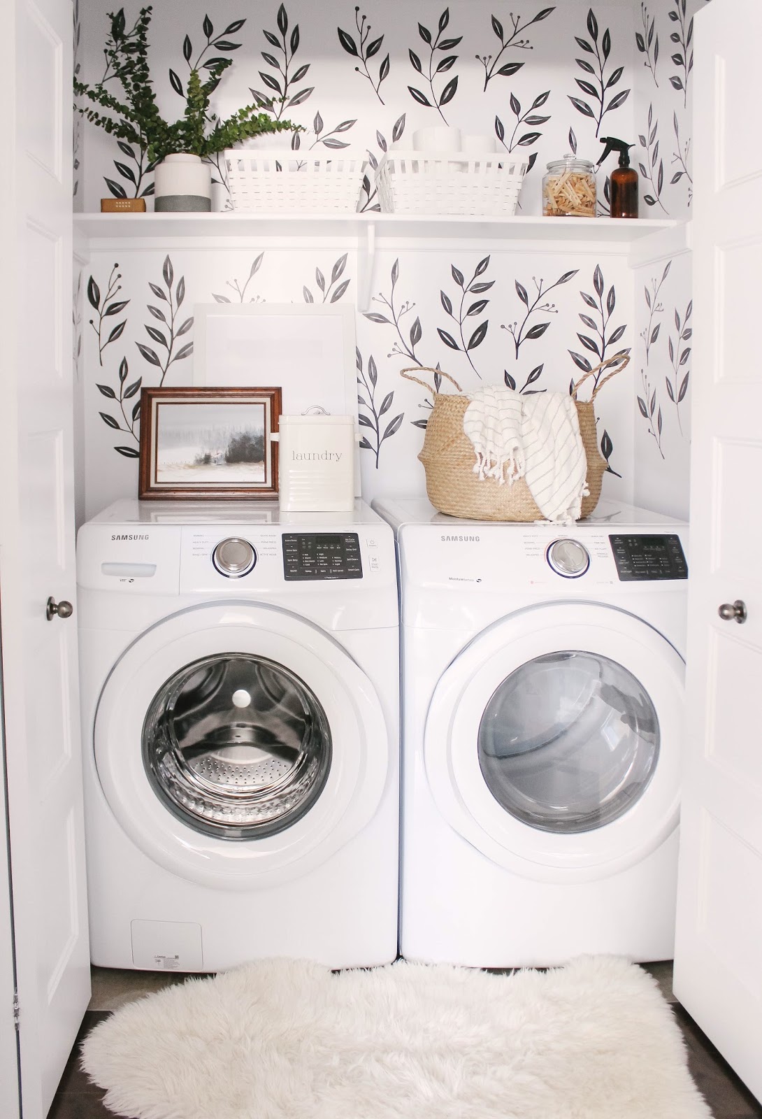 Our Closet Laundry Room Reveal + Ideas - Studio DIY