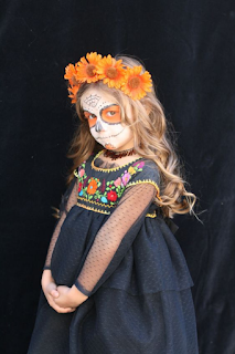 maquillage Halloween Calaveras blog www.unjourmonprinceviendra26.com