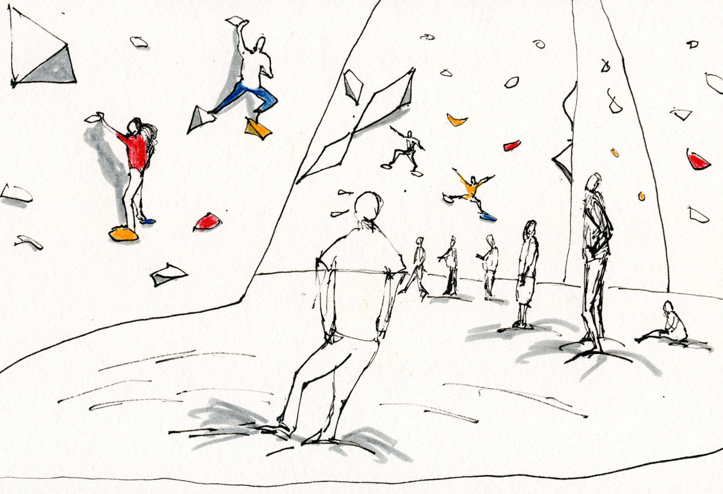 Urban Sketchers Seattle Life Drawing on Steroids