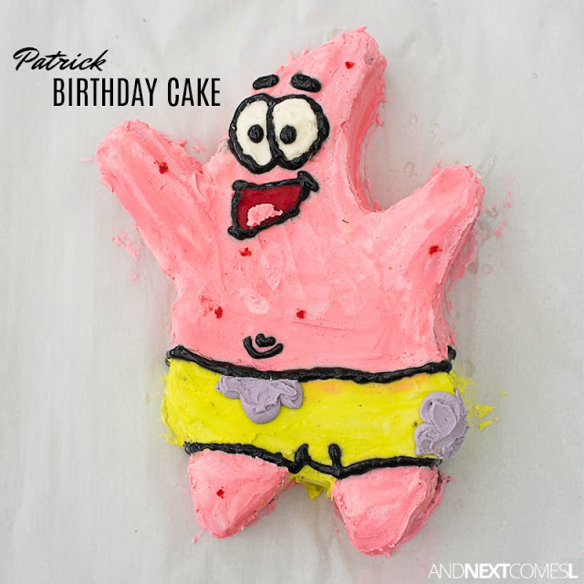 How to make a SpongeBob Patrick cake