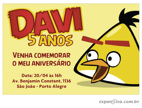 convite angry birds criativo convite angry birds criativo