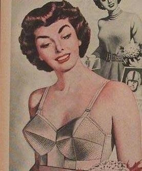 1950's bullet bra magazine ad