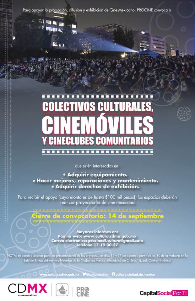 Atención !!! Colectivos culturales Cinemóviles Cineclubes comunitarios