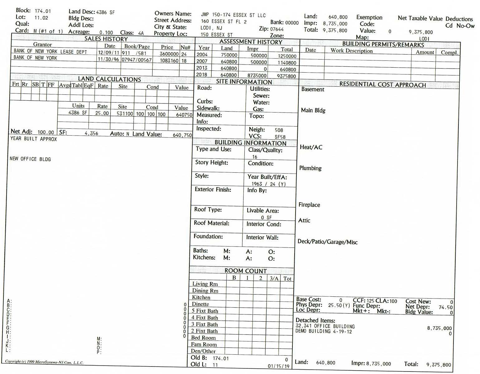 Lodi By The Numbers JMP’s property tax card provides no explanation