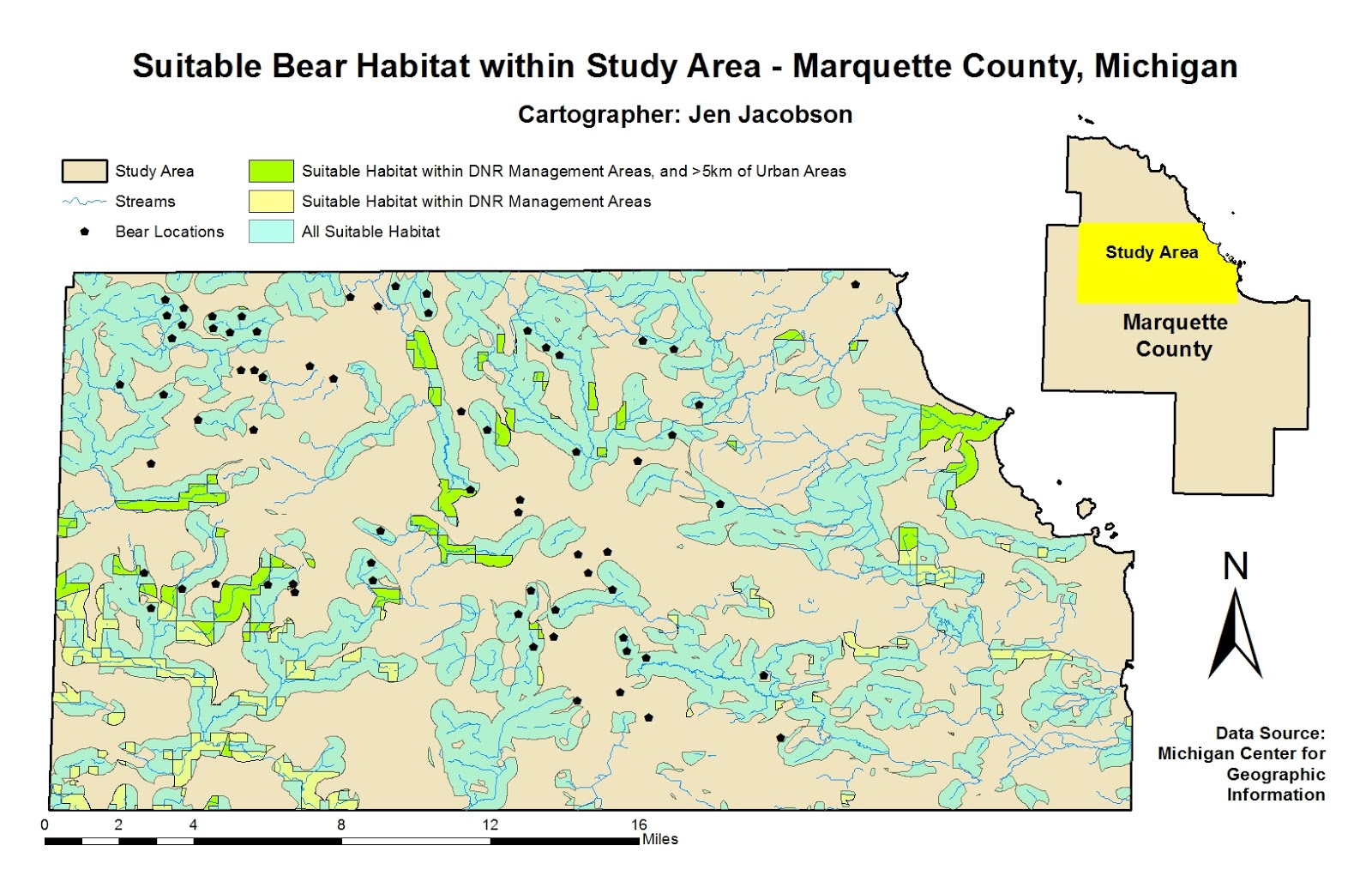 Black Bears In Michigan Map Maps For You