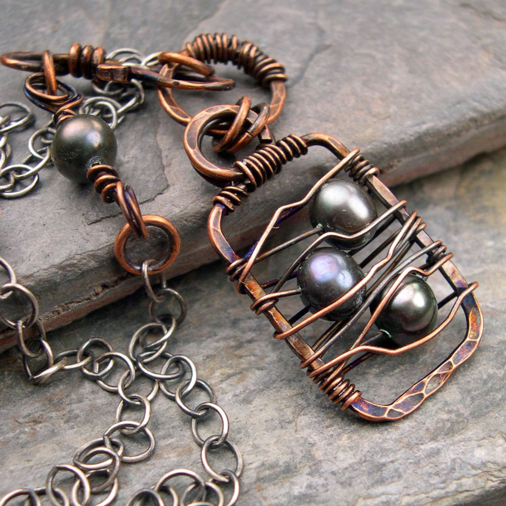 Katalina Jewelry: Rustic and Organic Mixed Metal - wire ...