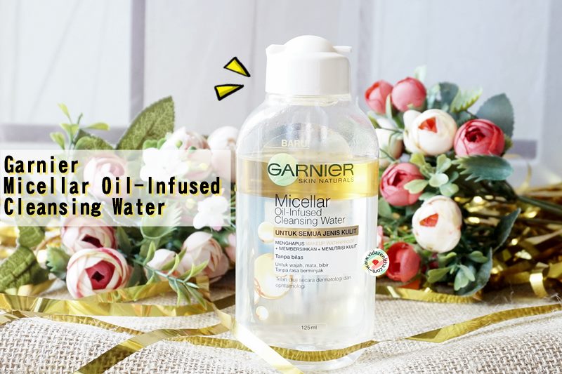 Review Garnier Micellar Oil Infused Cleansing Water | Review Garnier Micellar Water Biphase | vidazenitha.com