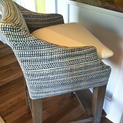 Rowe barstool in the 2013 Coastal Living Showhouse at Daniel Island, SC | The Lowcountry Lady