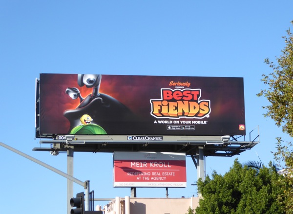 Best Fiends mobile game billboard Best Fiends mobile game billboard