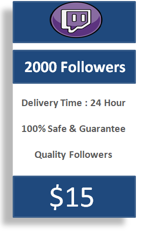 2000 free twitch followers bot