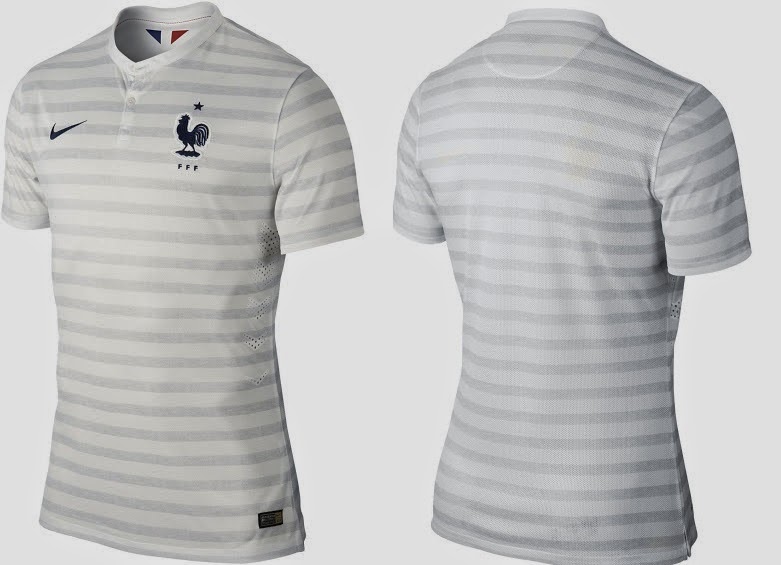 France WC Away Kit 2014/15 450.00 World Cup Kits 2014