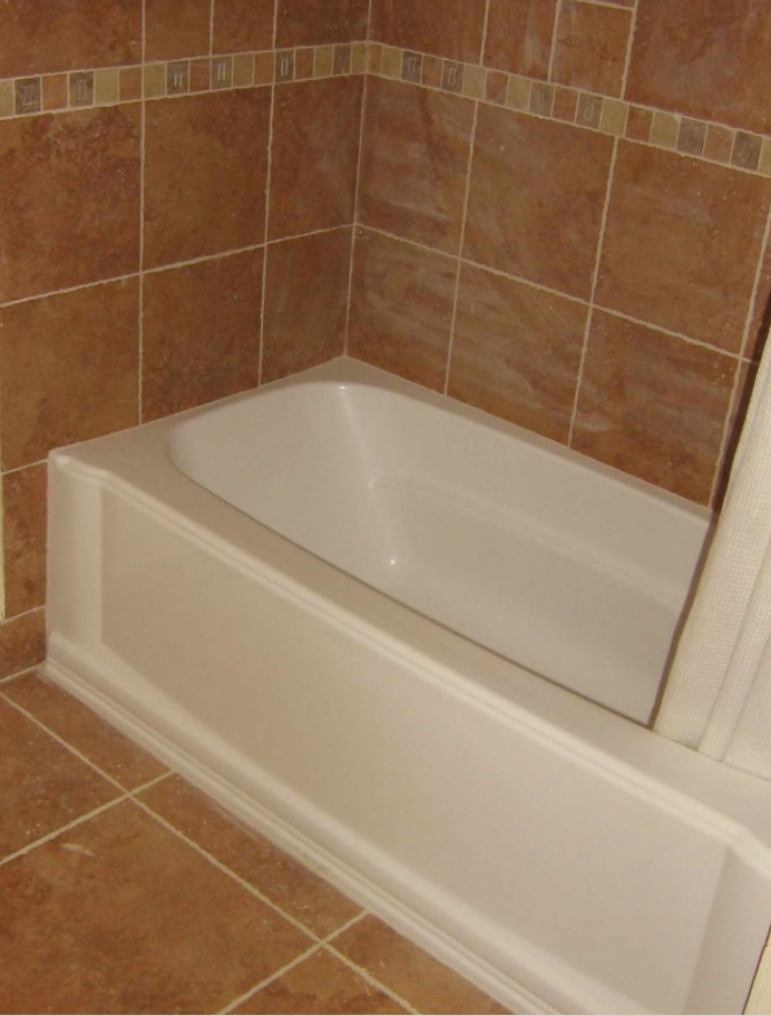 bathroom tile ideas around bathtub SADAR TEGAL