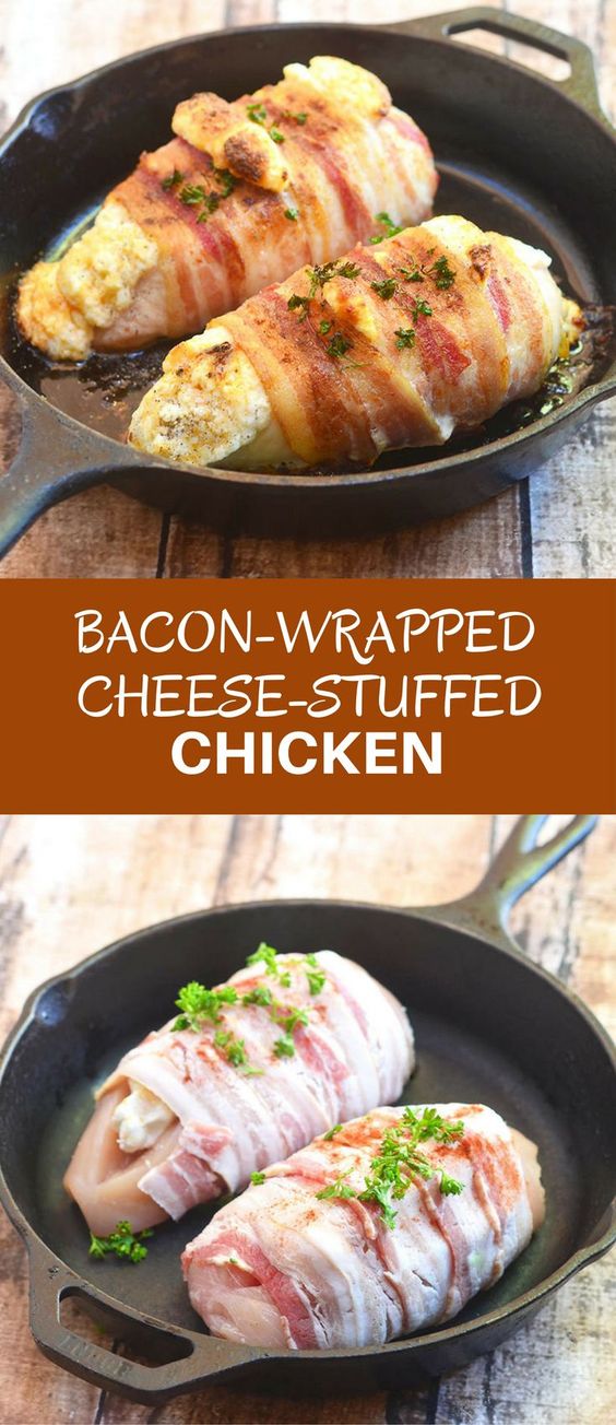 Bacon-Wrapped Cheese-Stuffed Chicken #bacon #wrapped #cheese #stuffed #chicken #dinnerecipes #dinnerideas #dinner Bacon-Wrapped Cheese-Stuffed Chicken #bacon #wrapped #cheese #stuffed #chicken #dinnerecipes #dinnerideas #dinner