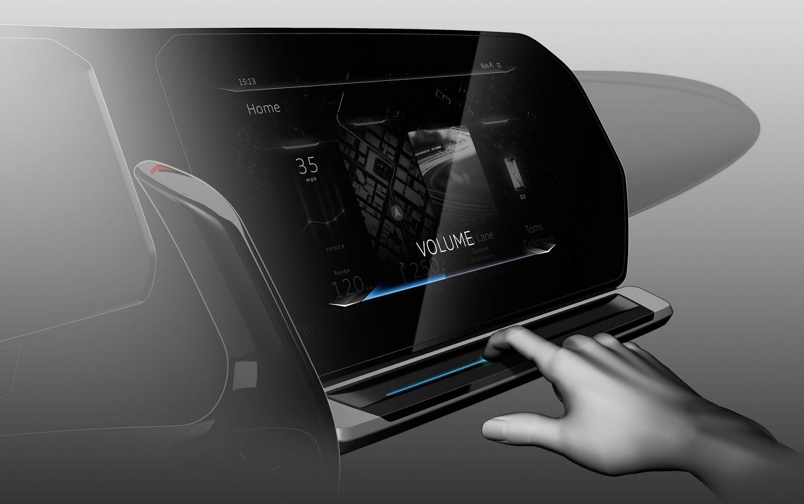 Volkswagen antecipa o cockpit do Golf 8 na CES 2017