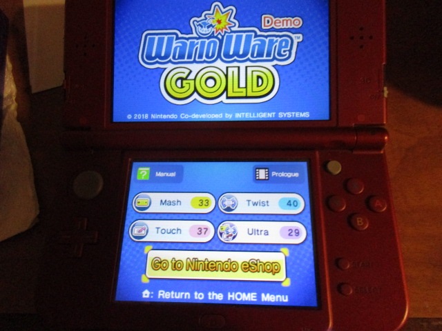 Warioware gold 3ds deals