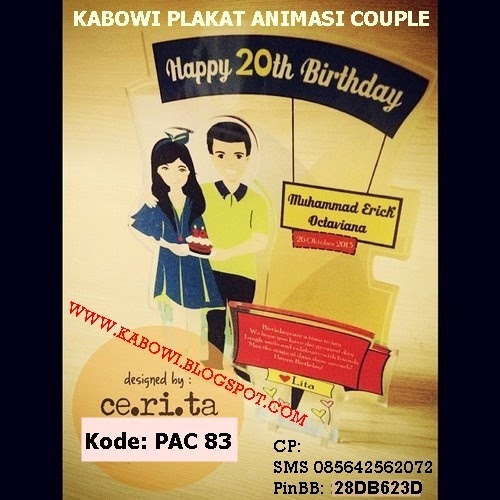 KADO WISUDA HADIAH ANIMASI UNIK BONEKA COUPLE JUAL FLANEL 