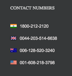 Contact Numbers