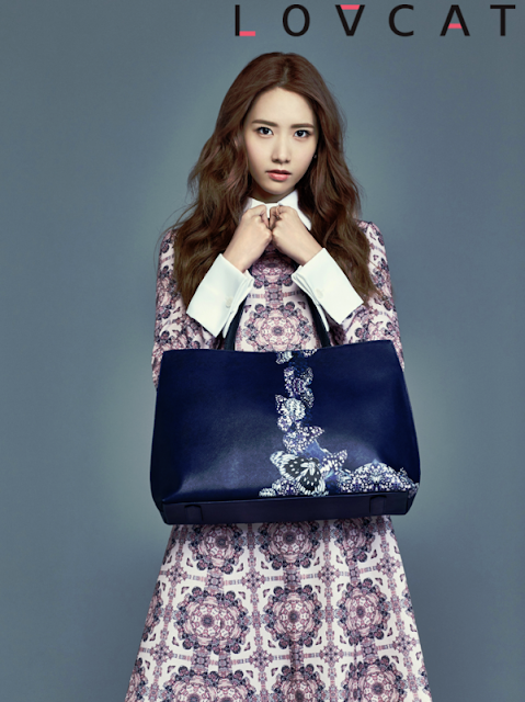 K-Fashion Inspiration: The Blue Lovcat Bag by Yoona