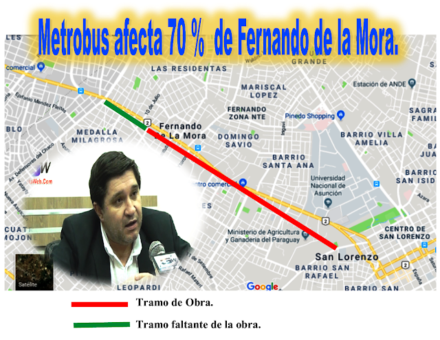 Fernando de la Mora: Total improvisación del Metrobus.