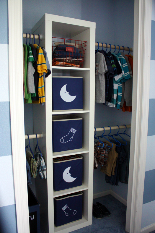 IHeart Organizing: Boy's Bedroom Closet Update: Don't Leave Us Hangin'