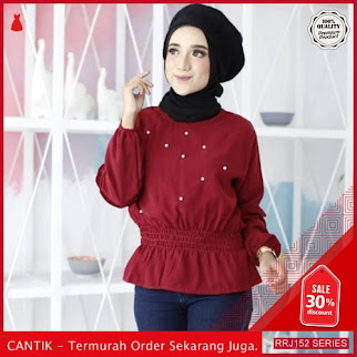 Jual RRJ152A116 Atasan Qiara Blouse Wanita Sf Terbaru Trendy BMGShop