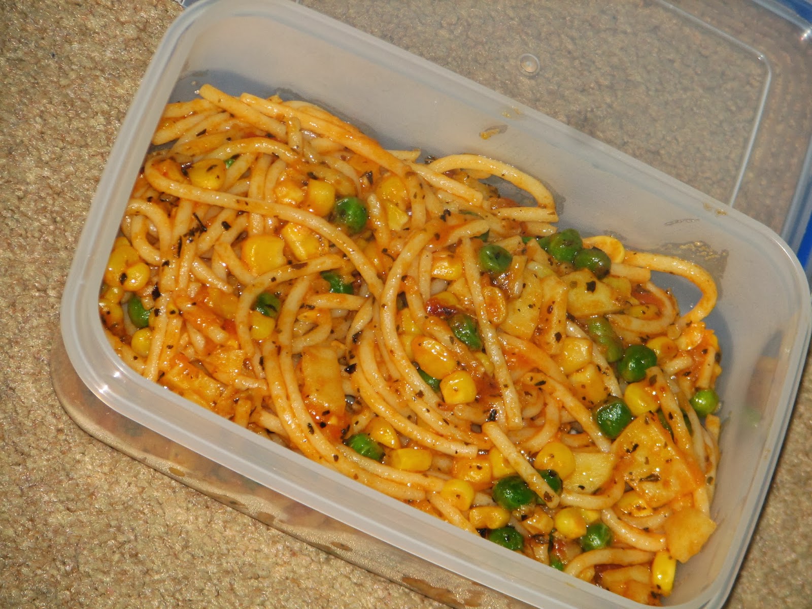 Spaghetti pasta for kids