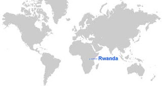 Gambar Peta Letak Rwanda