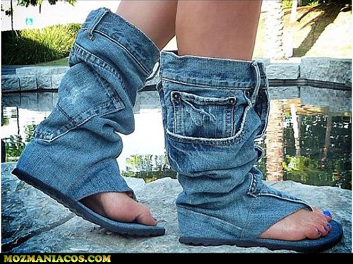 Sapatos de Jeans