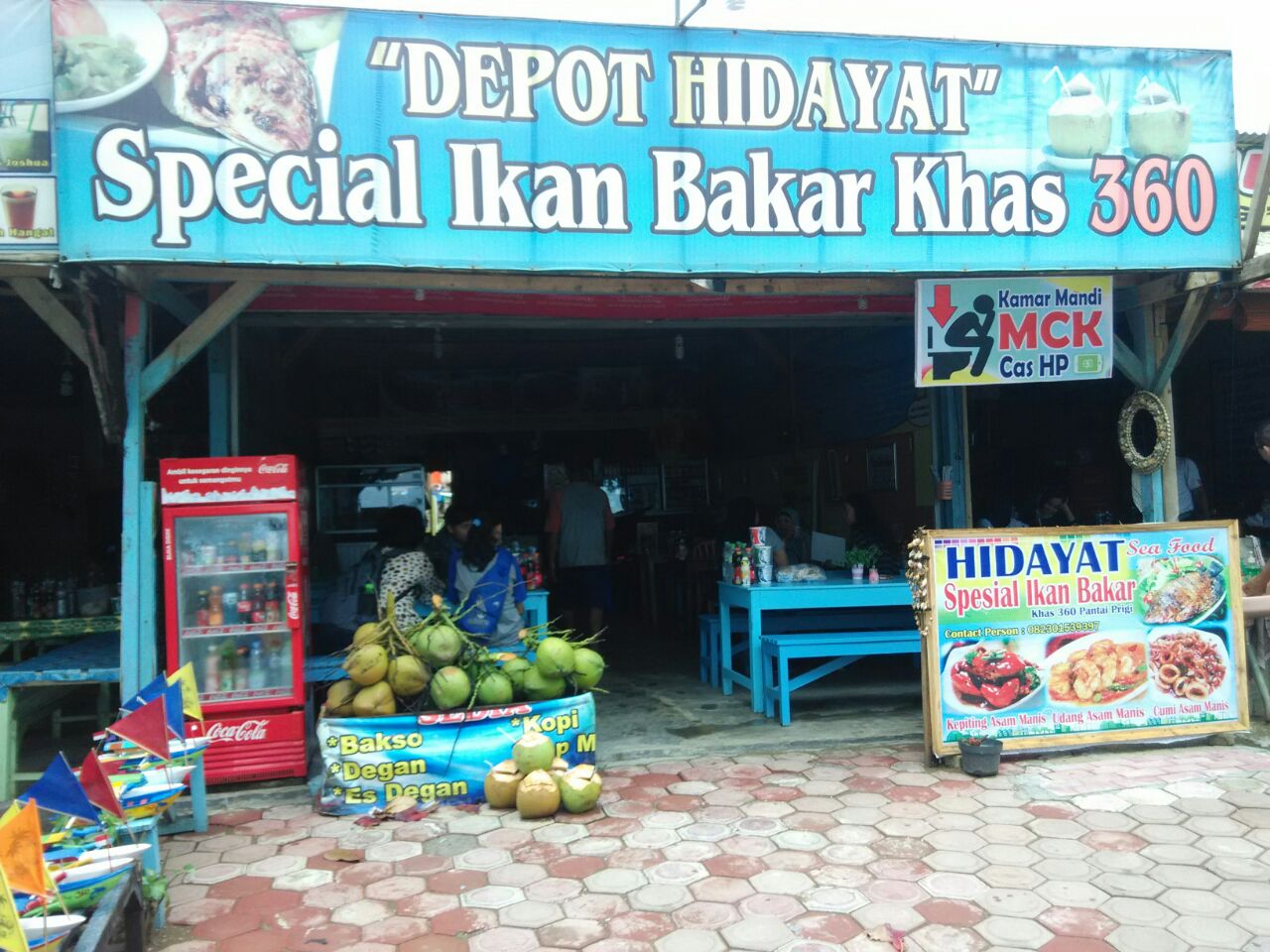 Kuliner Murah Depot Hidayat Sea Food Spesial Ikan Bakar Khas Pantai Prigi