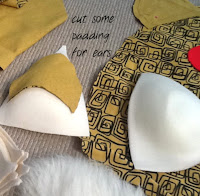 padding for ears on cushion