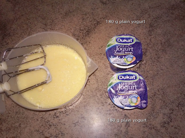 batter, smjesa, biskvit, plain yogurt, jogurt