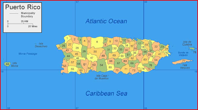 Peta Puerto Rico Gambar Peta Puerto Rico