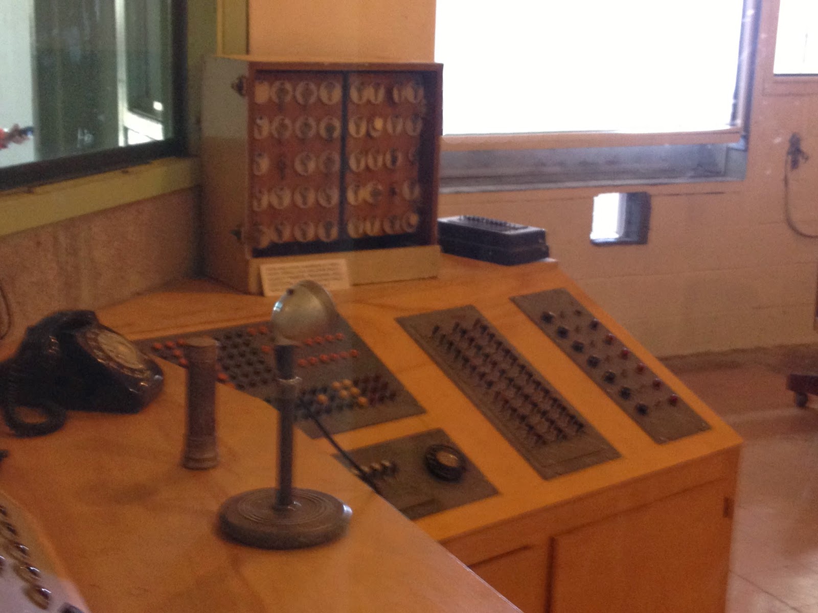 Small box holding Alcatraz's keys